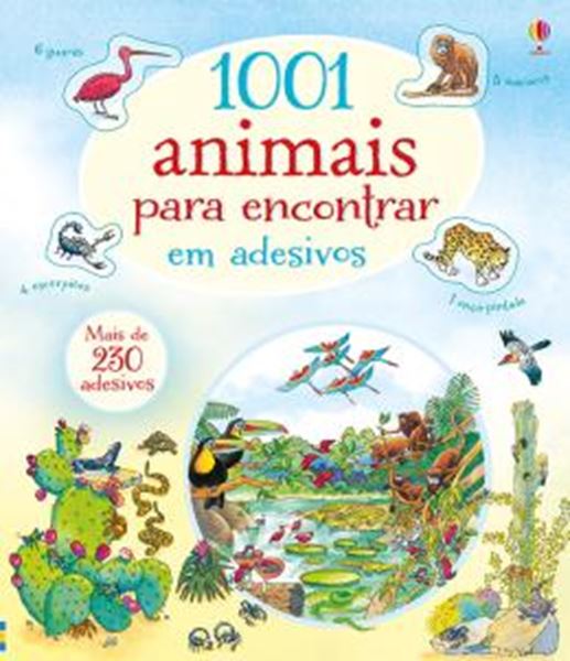 Picture of 1001 ANIMAIS PARA ENCONTRAR EM ADESIVOS 
